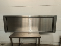 Stainless steel wall cabinet - 181x41x60 cm